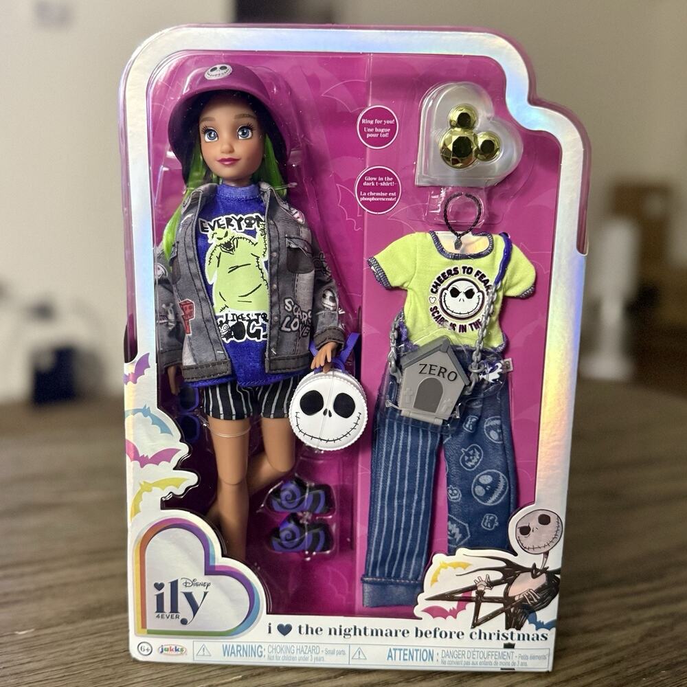 Disney Ily I Love The Nightmare Before Christmas Deluxe Fashion Doll New Sealed